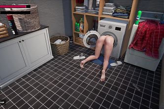 Complete Gameplay - Stepmom got stuck in the Washing Machine